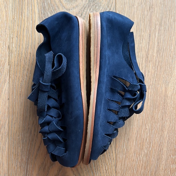 NEW JEFFERY CAMPBELL X Urban Outfitters Kelsey Boho Leather Sandals Flats 7 - Picture 5 of 11